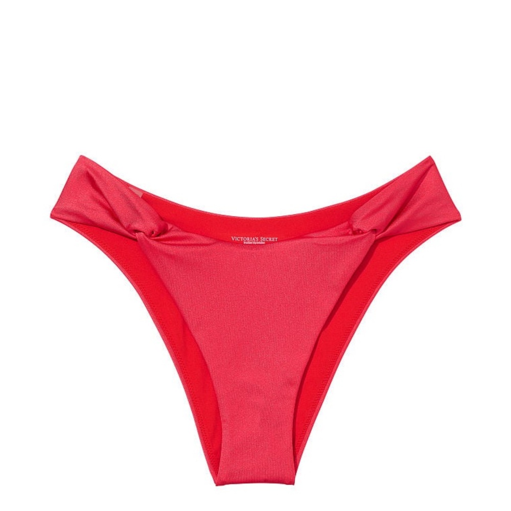 Victoria’s Secret twist red Brazilian bikini bottom size small new with tags